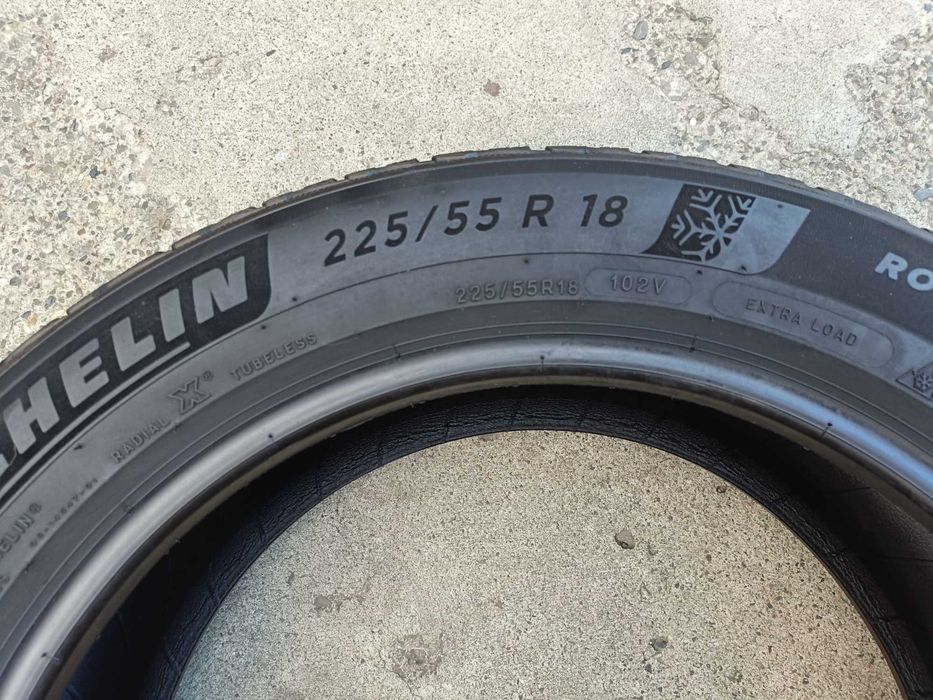Set 4 de anvelope iarna 225 55 18 michelin pilot alpin 5 profil de 7,5 si 7 mm