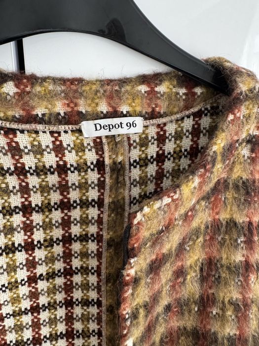 Sacou multicolor din lana