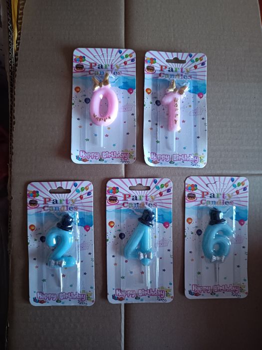 Свечи-цифры для торта