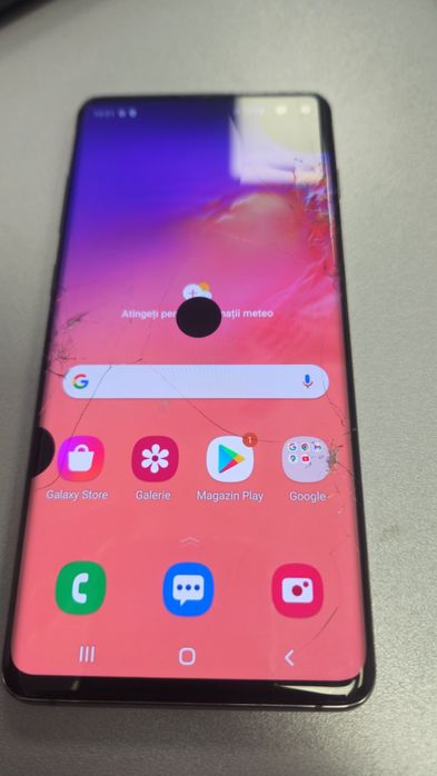 Samsung Galaxy S10+ plus 128GB,  cu display spart, 100% funcțional