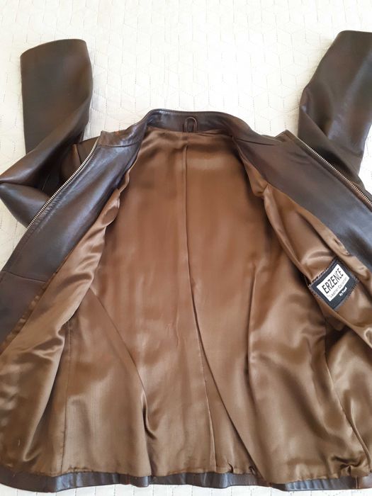 Естествена кожа яке 40 номер