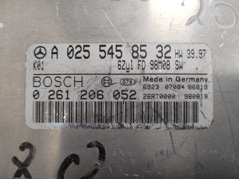 calculator ecu mercedes-benz c-class (1993-2000) [w202] 2.8 benzina 20