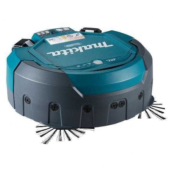 Прахосмукачка робот Makita DRC200Z, 500 м², 18+18 V, без батерия