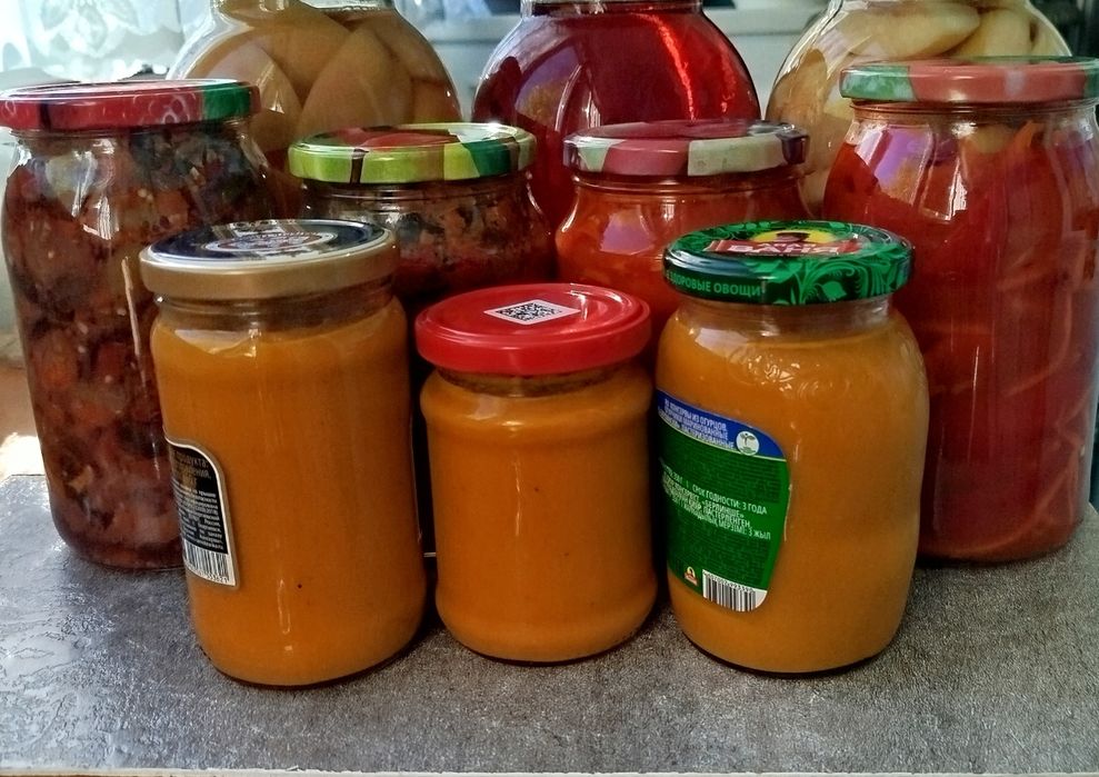 Лечо, баклажаны ,икра кабачковая