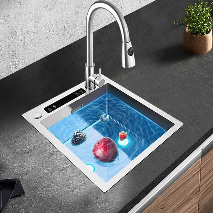 Ултразвкукова мултифункционална кухненска мивка 45см