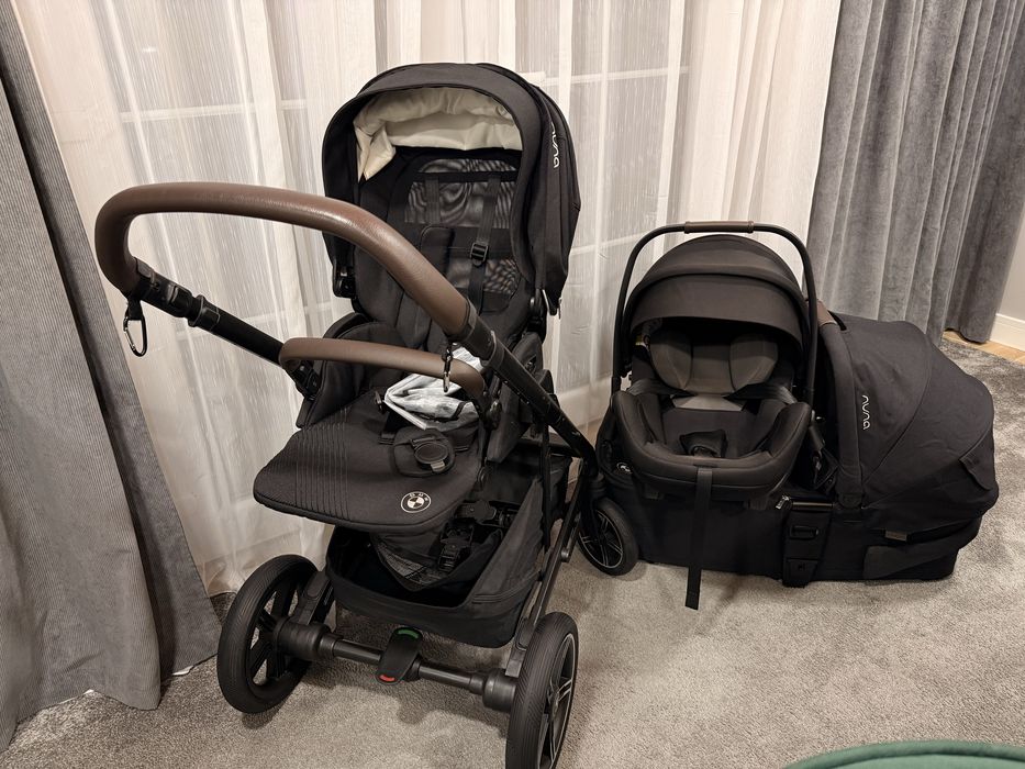 Set cărucior Nuna x BMW MIXX next + scoică Nuna + landou – 3 în 1