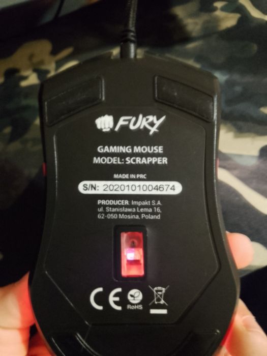 Геймърска мишка Fury