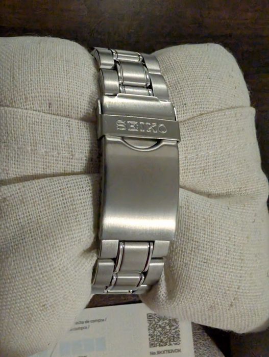 Ceas Barbatesc Seiko Chronograph 100M (SND365PC / Calibru 7T92) - Albastru Inchis, Otel Inoxidabil
