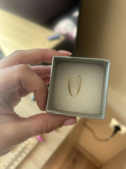 Златни обеци нови