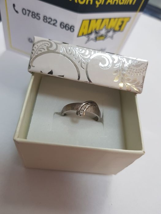 Inel Aur Alb 14K 3.40gr (cdc)