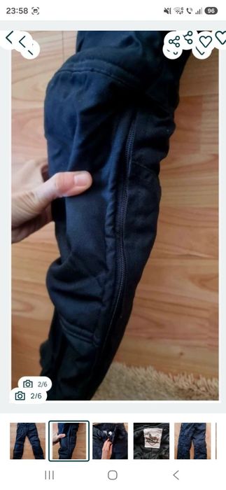 Pantaloni moto impermeabili cu protectii Flying Eagle