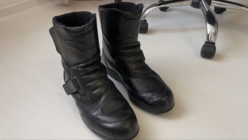 Ghete moto Alpinestars, piele, 44.5