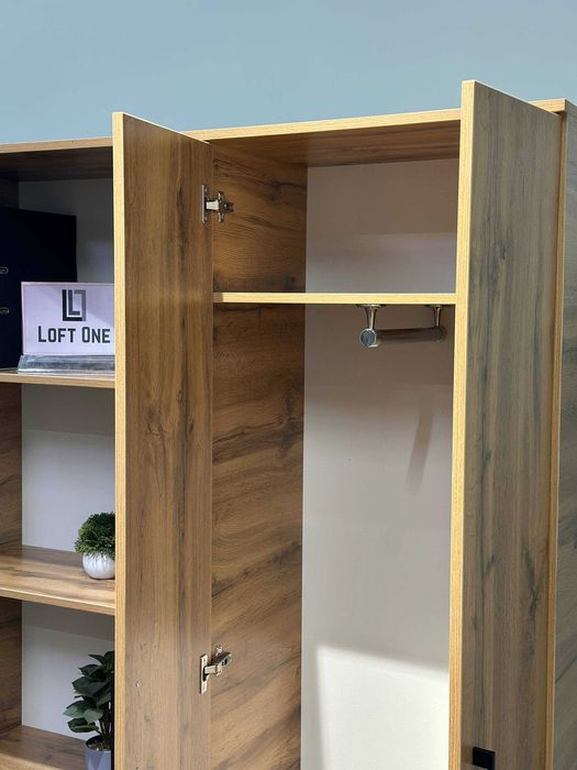 Шкаф офисный, шкаф для документов, шкаф гардероб, вешалка, полки