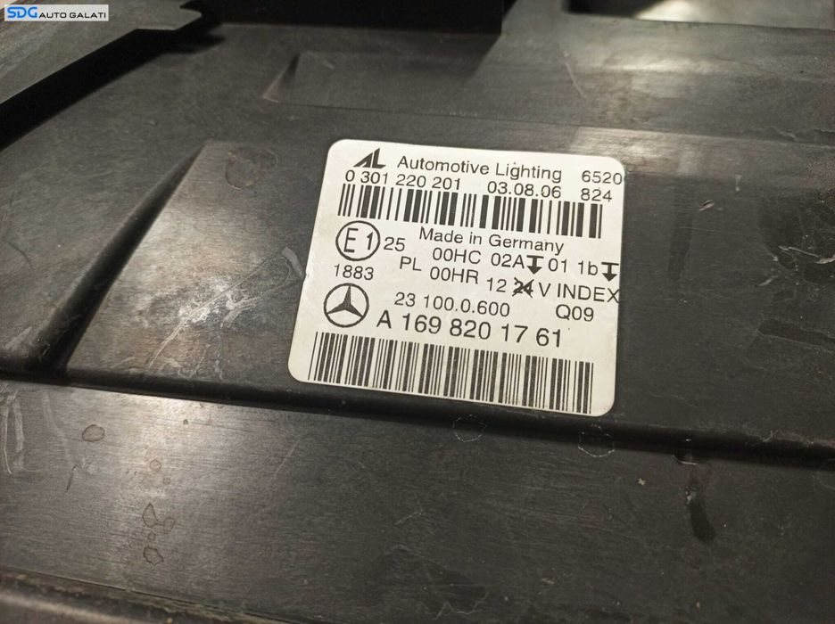 Far Stanga EUROPA FARA Xenon Mercedes Clasa B Class W245 2005 - 2009 Cod A1698201761 [L0922]