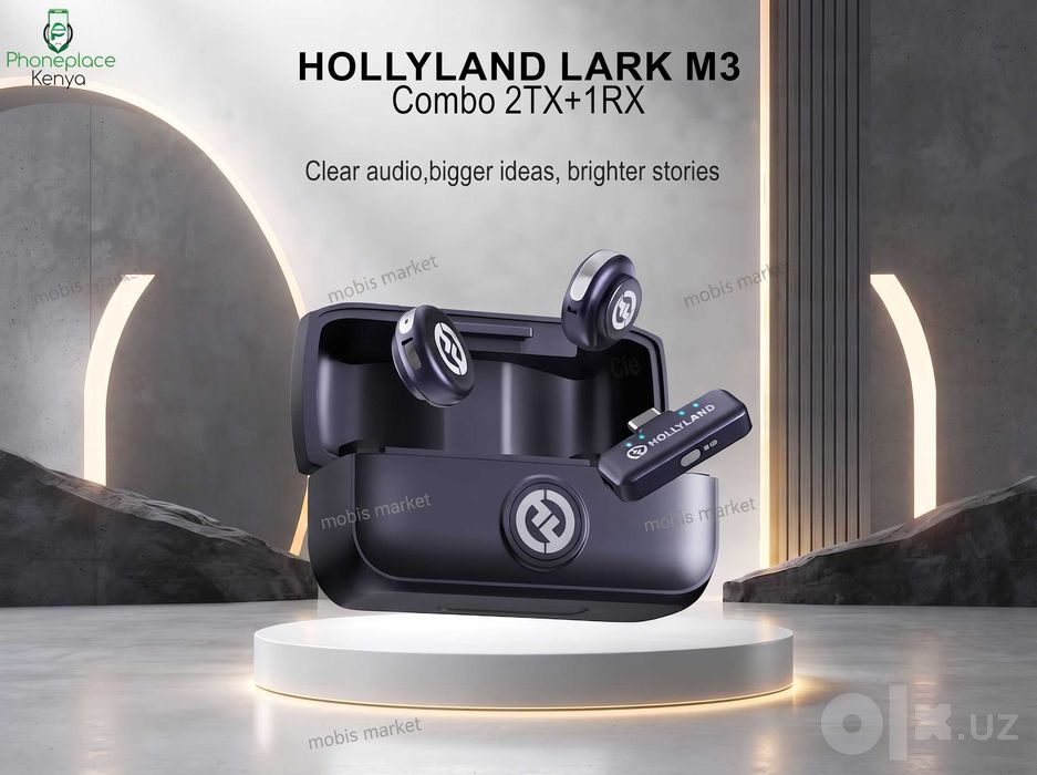 Hollyland Lark M3 Combo 4TX + 1RX Беспроводная петличная радиосистема
