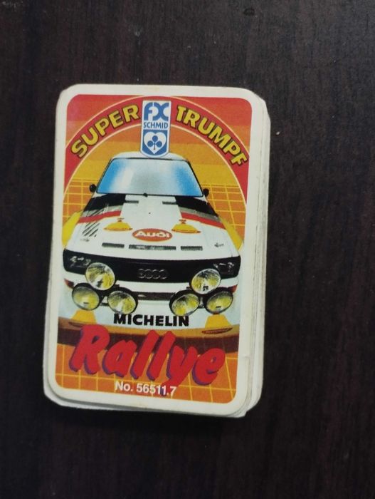 Пълна колекция от ретро карти Super Trumpf Rallye