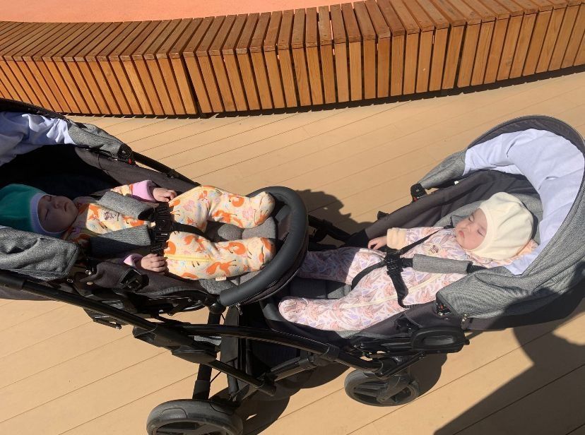 2 орындық балалар арбасы