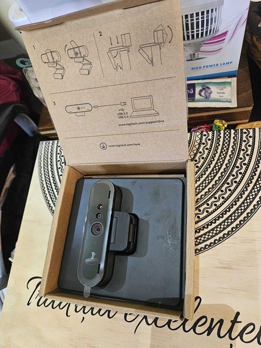 Logitech BRIO Webcam 4K UltraHD Video&HDR Videochat,Gaming,Streaming