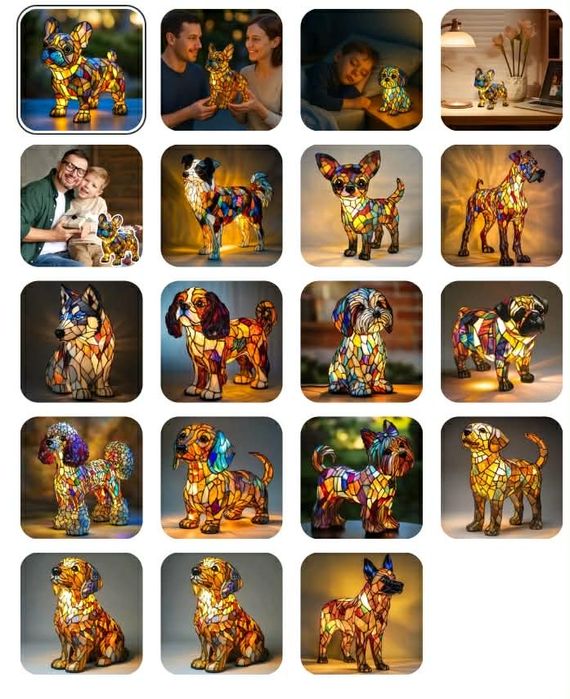 Нощна лампа - различни животинки