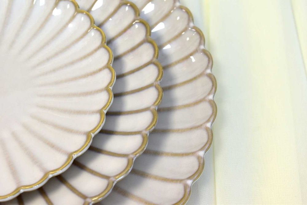 Set Farfurii Flora (Shell) portelan, HoReCa, evenimente ballroom