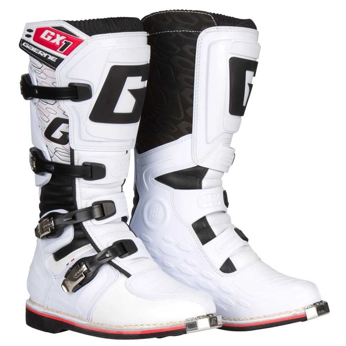 Cizme moto/enduro/cross Gaerne GX1 Goodyear White/Black, Mărime 45