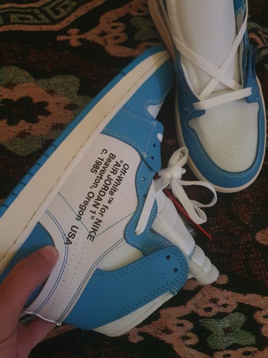 Jordan 1 off white unc review 44