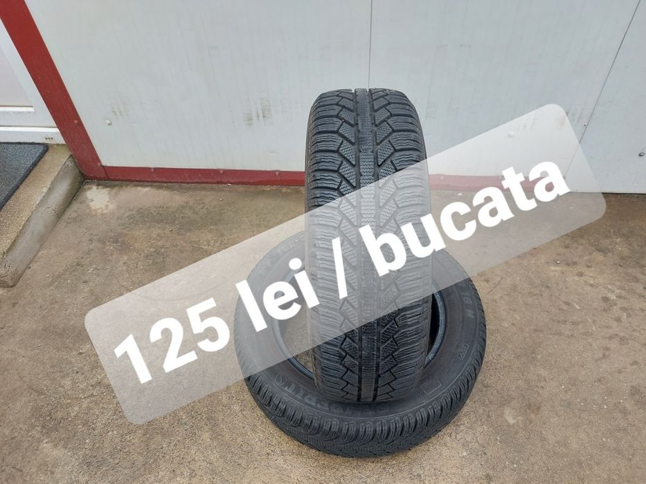 125 lei bucata! Doua anvelope M+S/IARNA 195 60 16 Hankook 2020! 7 mm