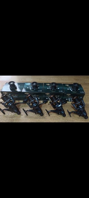 SET 4 Mulinete AVIATOR DP80 10+1 Rulmenti cu BaitRunner