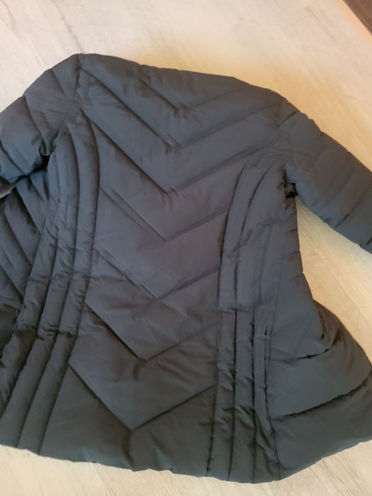 Само изпрано зимно яке тъмно зелено