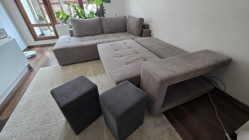 Разтегателен ъглов диван Терано, Мебели Виденов, отличен
