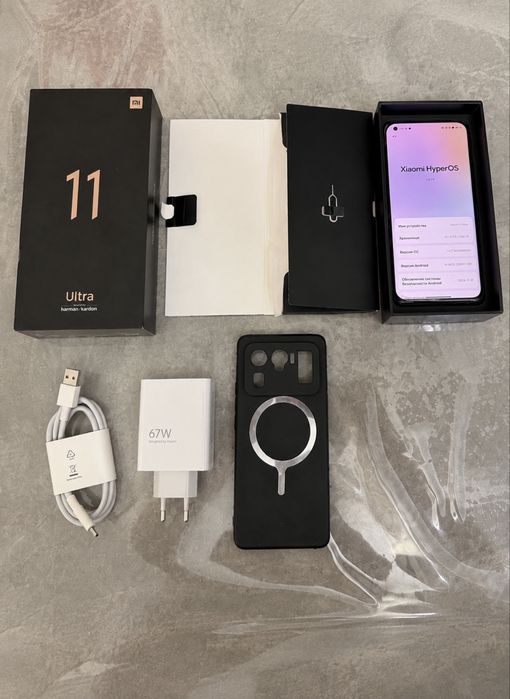 Xiaomi 11 ultra global 11 ультра 5G версия память 12+8/512гб hyperOS
