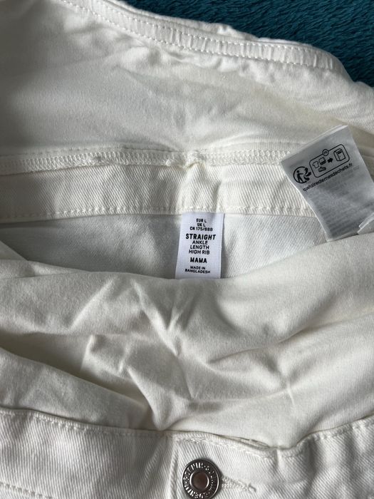 Blugi albi gravide H&M noi