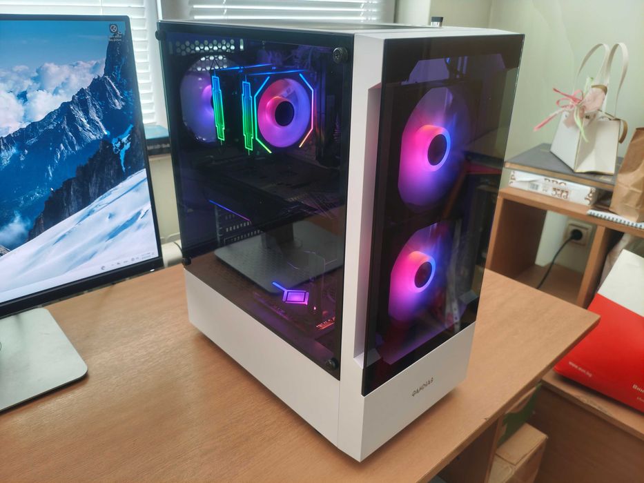 Геймърски компютър, Ryzen 5500, Rtx 3060Ti, 512Gb nvme, 1tb hdd, 16gb Ram