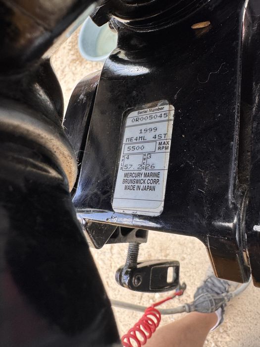 Vand Mercury 4hp