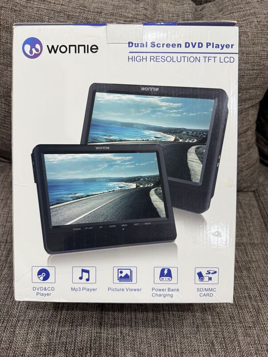 Player DVD portabil dublu Wonnie 10,5"