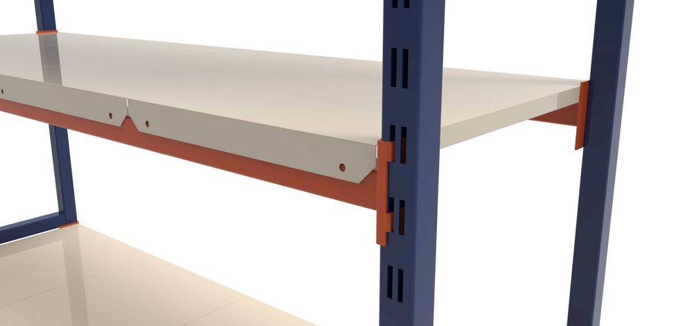 Метални стелажи за склад на 4 нива