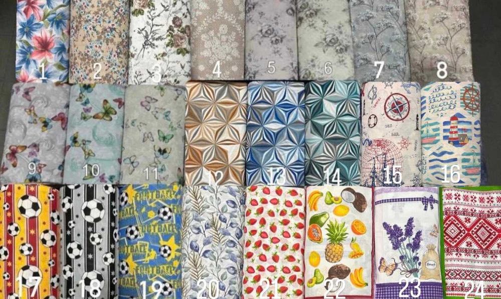 Платове за чаршафи 100% памук, ранфорс, тензух, бархет, американ, хасе