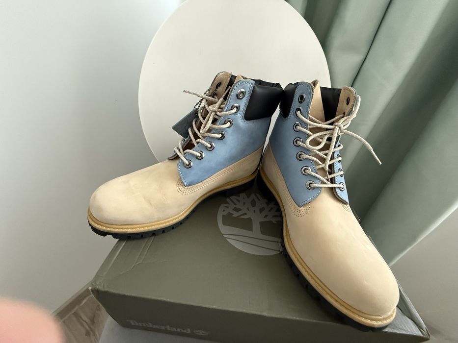 Bocanci Timberland impermeabili de piele nabuc