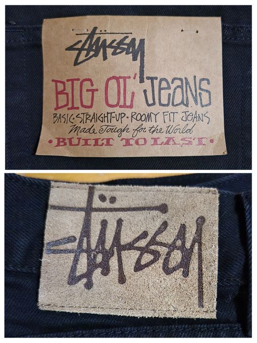 Blugi Stüssy Big Ol' Jean, 100% bumbac, Bărbați 34