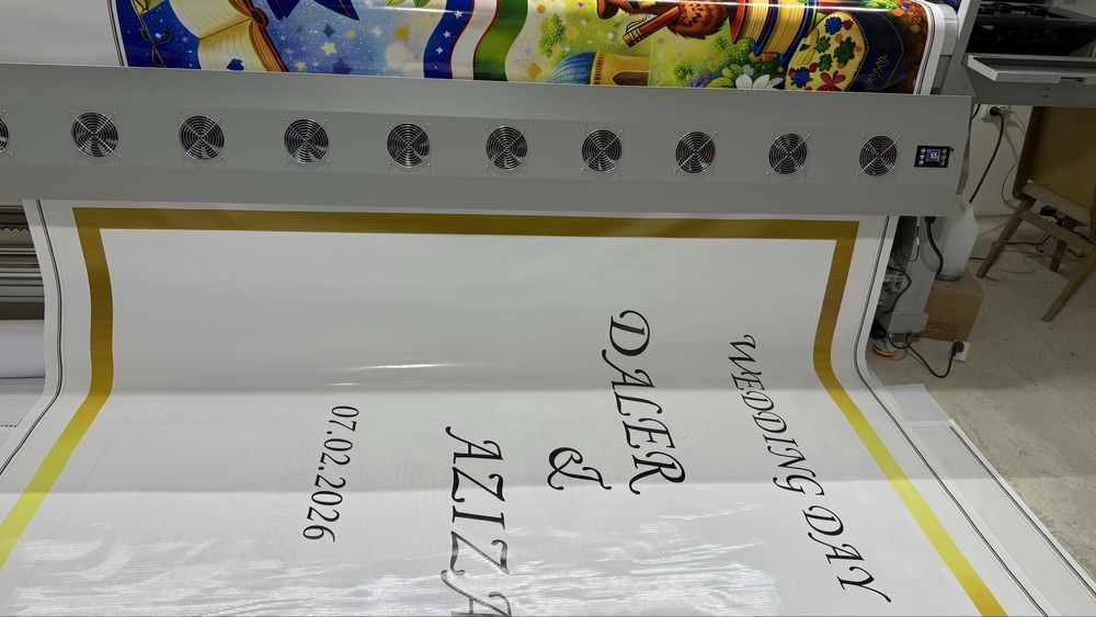 Реклама, печать баннера, аракал, уф печать, лазерная резка, плотер