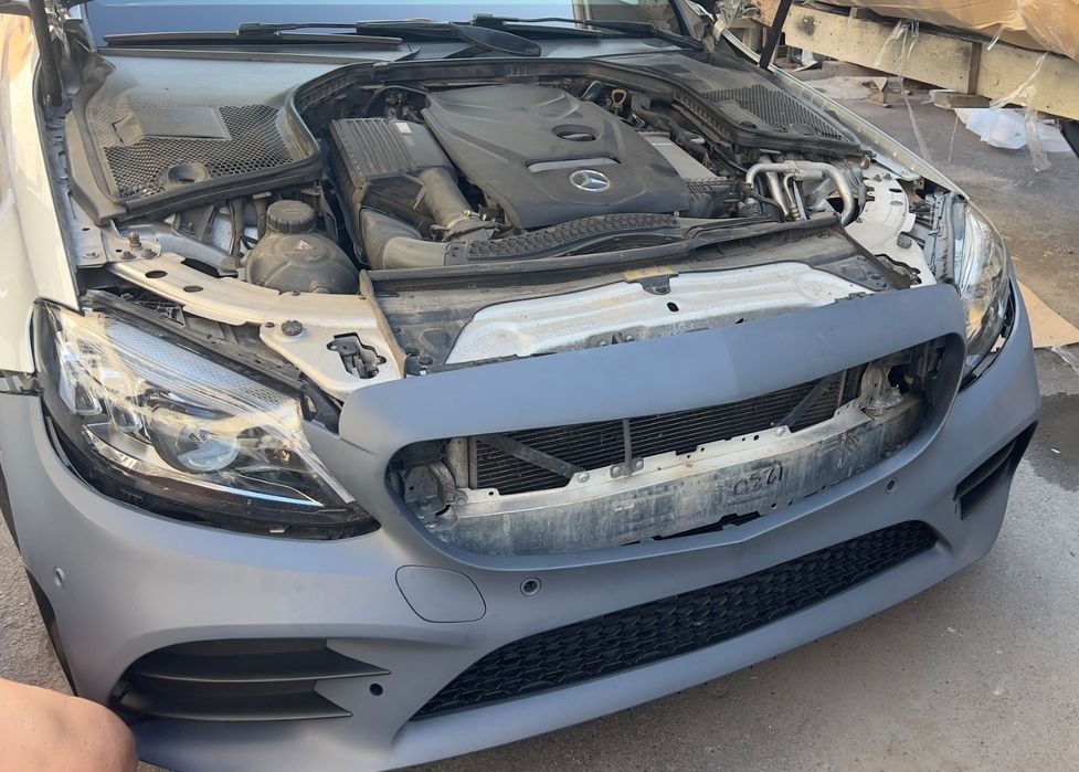 W205 Facelift AMG Line предна 43AMG броня Mercedes C205 S205 решетка