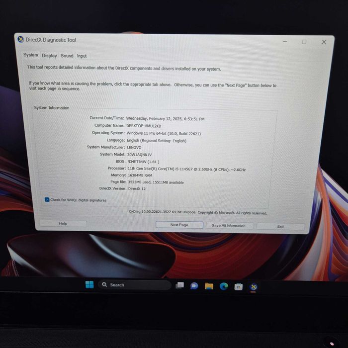 Laptop Lenovo Thinkpad T14 Intel® Core™ i5 1145G7 Zeus  31425