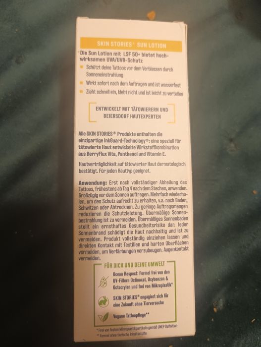 Crema  pentru protecie tatuaje cu SPF50