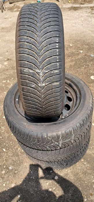 Set jantă de tabla cu anvelopă
