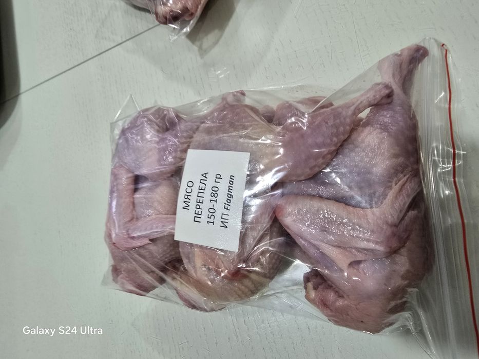 Бөдене еті  . Мясо перепела.