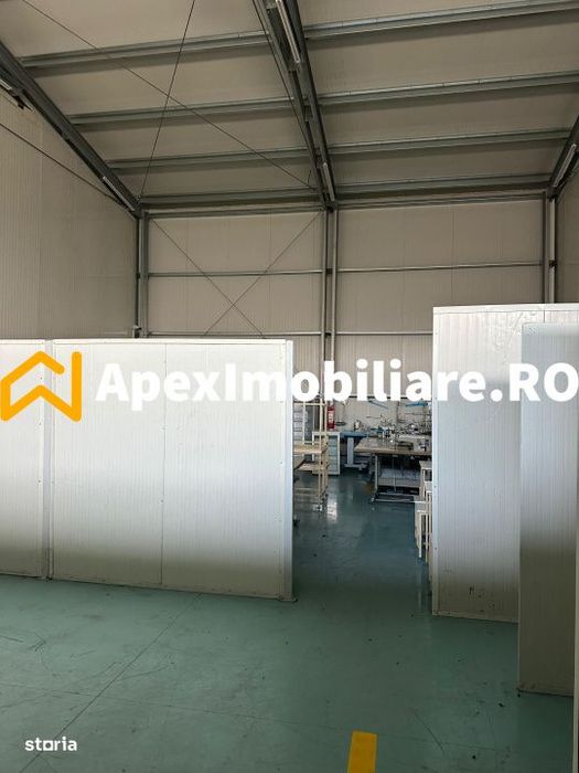 Hala Industriala Vest Ploiesti 550 mp + Birouri | Parcare 20 auto | Ac
