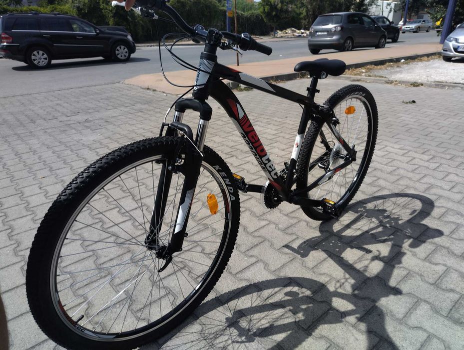 PA Алуминиев велосипед 29" Velotec PRO черен/червен