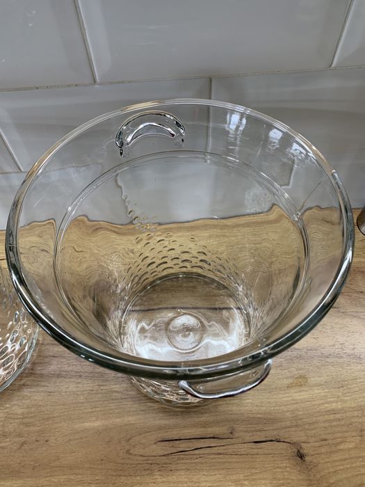 Стъклена шампаниера / Италия / 80-те