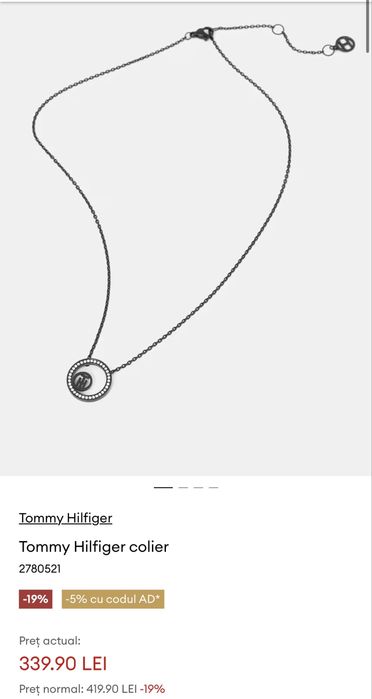 Lantisor Tommy Hilfiger