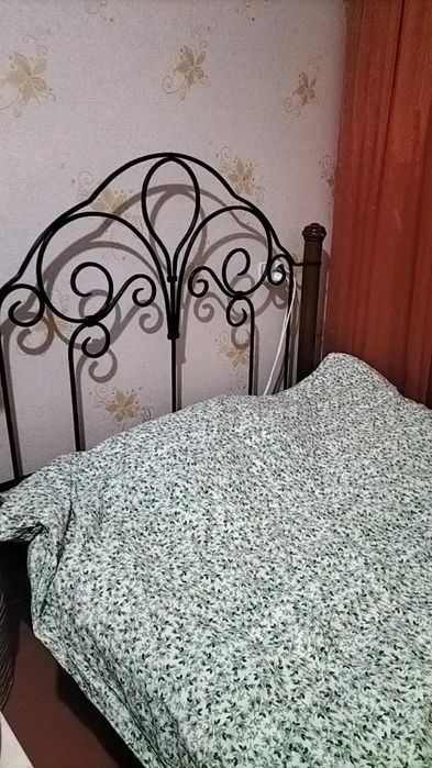 Кровать двухспалка кованная